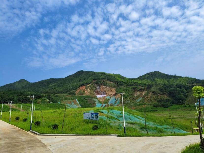 銅山、前山露天采坑復墾項目完成